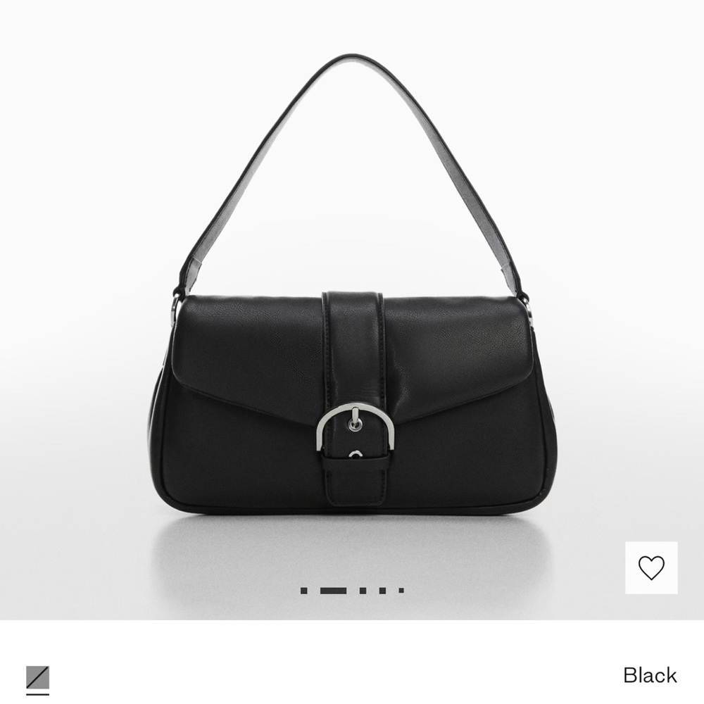 Unique Mango Black Crossbody Bag